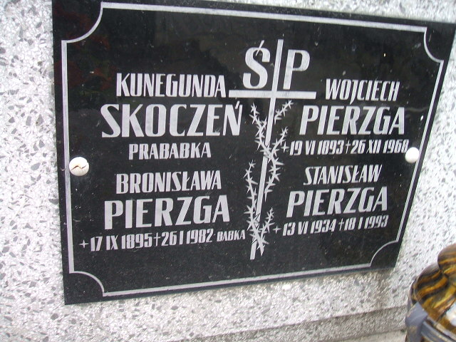 Stanisław Pierzga 1934 Stary Sącz - Grobonet - Wyszukiwarka osób pochowanych