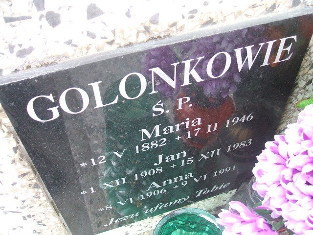 Jan Golonka 1908 Stary Sącz - Grobonet - Wyszukiwarka osób pochowanych