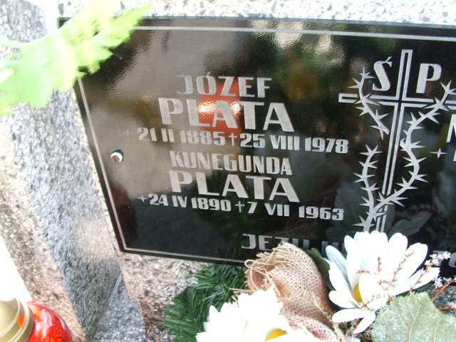 Grób Kunegunda Plata