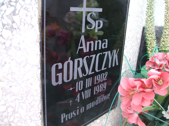 Grób Anna Górszczyk