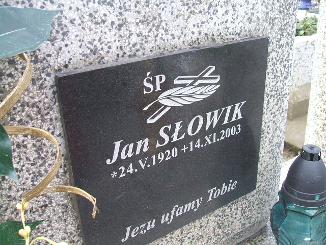 Antoni Słowik 1952 Stary Sącz - Grobonet - Wyszukiwarka osób pochowanych