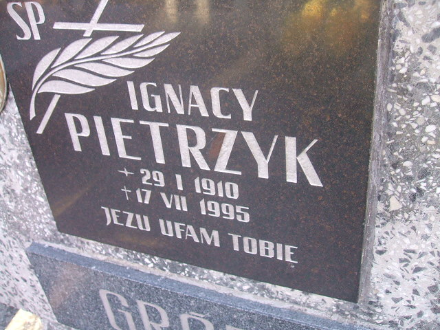Ignacy Pietrzyk 1910 Stary Sącz - Grobonet - Wyszukiwarka osób pochowanych