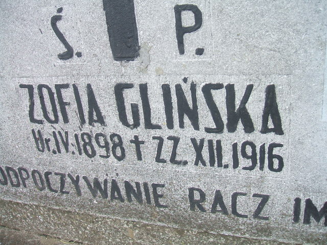 Zofia Glińska 1898 Stary Sącz - Grobonet - Wyszukiwarka osób pochowanych