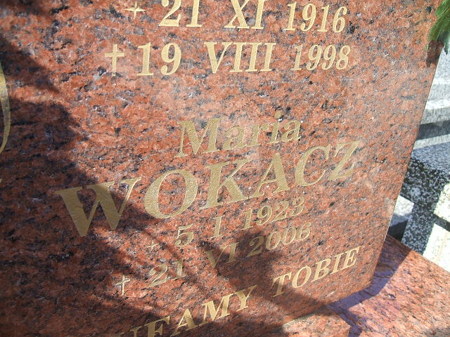 Franciszek Wokacz 1916 Stary Sącz - Grobonet - Wyszukiwarka osób pochowanych