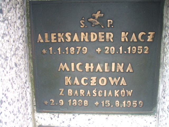 Jerzy Kacz 1925 Stary Sącz - Grobonet - Wyszukiwarka osób pochowanych