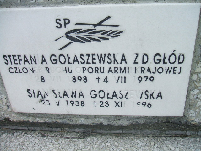 Irena Gołaszewska 1932 Stary Sącz - Grobonet - Wyszukiwarka osób pochowanych