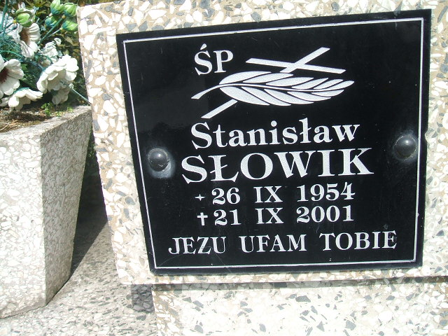 Grób Kazimierz Słowik